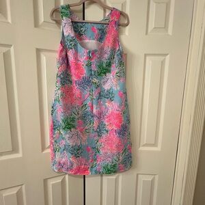 Lilly Pulitzer Pink and Blue Floral Dress